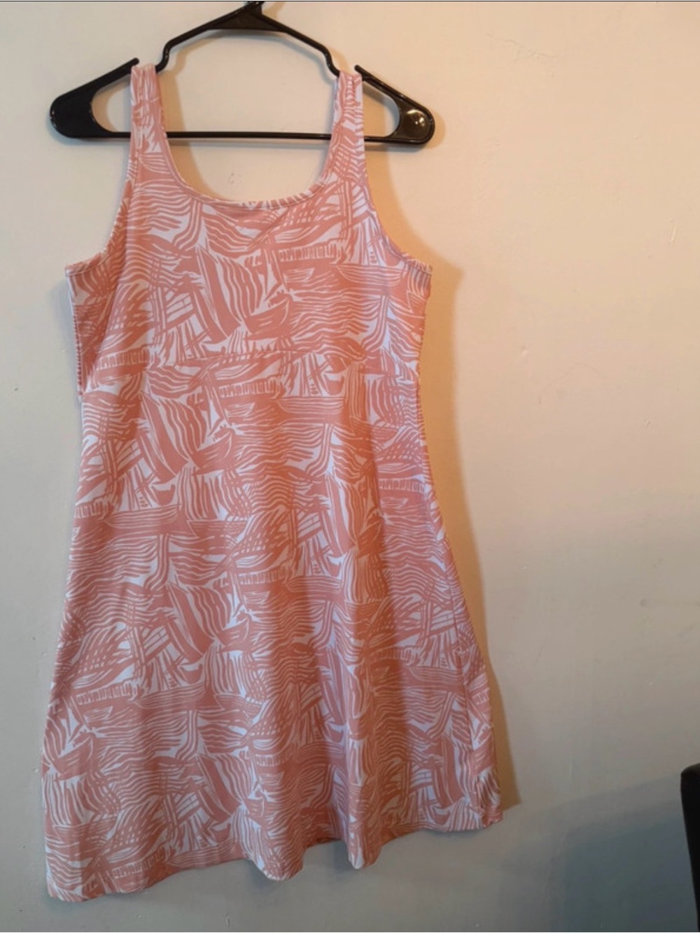 Columbia Light Pink Patterned Tank Dress
